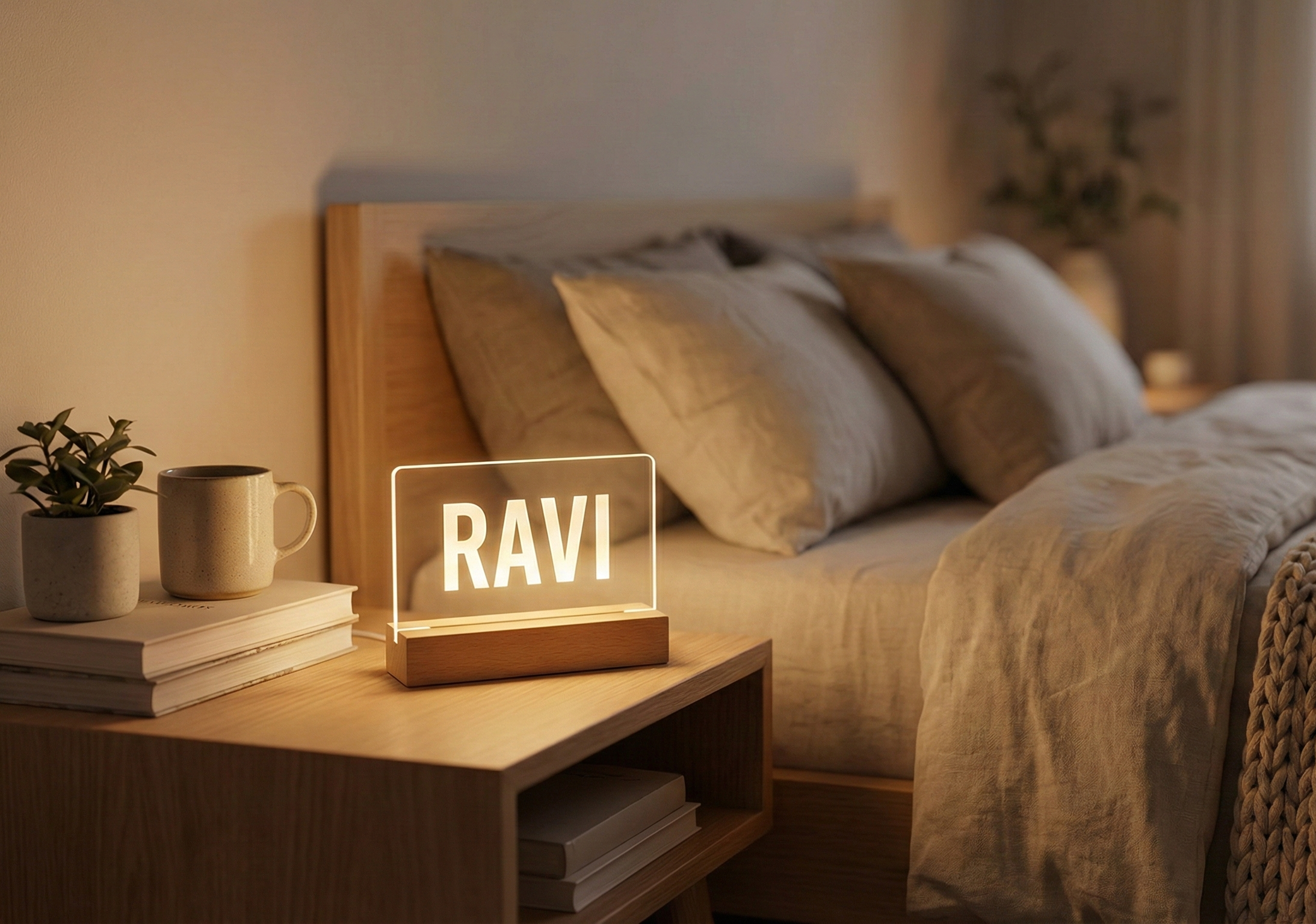 Custom Name LED Light Lamp