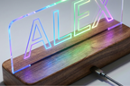 Custom Name RGB LED Light